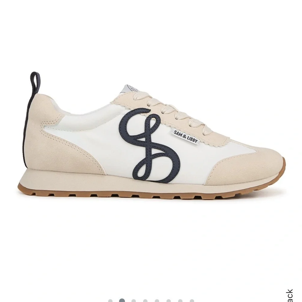 Sam & Libby Rowen Navy/White Sneakers. - Picture 1 of 9